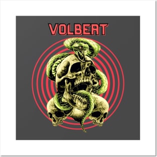 Skull & Serpent Volbeat Posters and Art